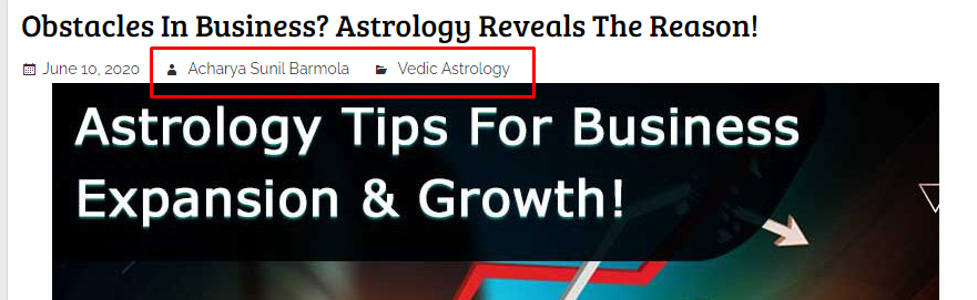 blog example for astrologers