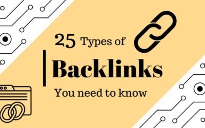 SEO Backlinks 101: 25 Types of Backlinks You Need to Know